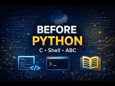 Languages Before Python | How C, Shell & ABC Shaped Python - YouTube