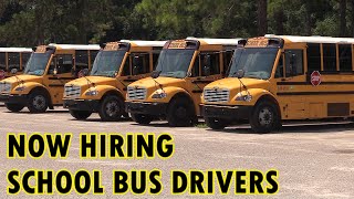 Now Hiring School Bus Drivers 🚍