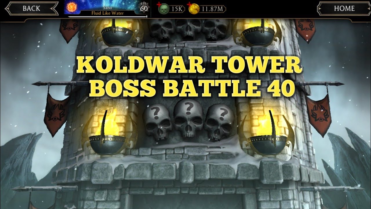 MK Mobile - KoldWar Tower Boss Battle 40! Klassic Sonya 😍😍😍