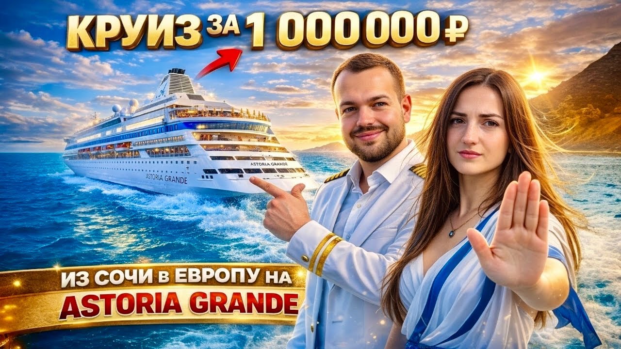 КРУИЗ из Сочи в Европу на ASTORIA GRANDE - честный обзор
