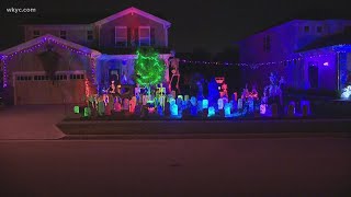 How Halloween decorations have taken over neighborhood in Stow, Ohio