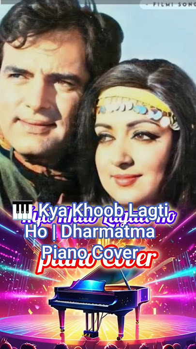 🎹 Kya Khoob Lagti Ho | Dharmatma Piano Cover | Feroz Khan & Hema Malini Classic