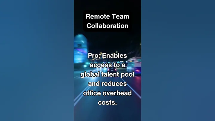 Remote Team Collaboration: Going Global 🌎: The Future of Work? 💼