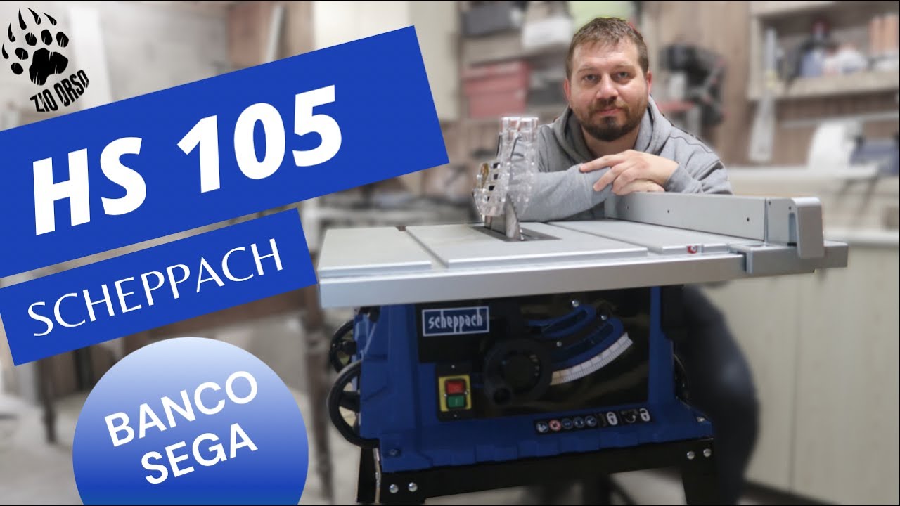 Banco Sega HS 105- Unboxing- Ideale per chi inizia a lavorare il