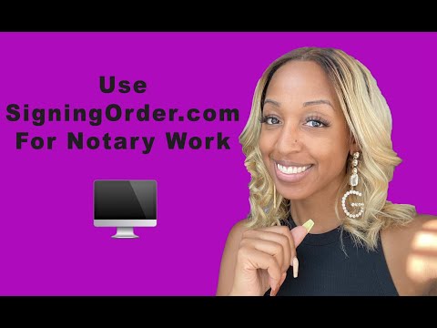 Use SigningOrder.com for Notary Work