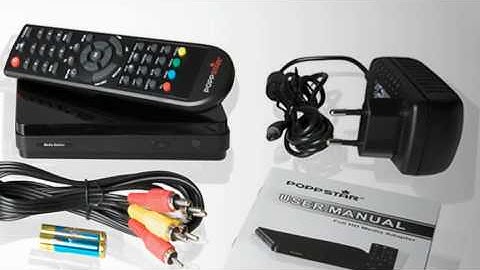 Poppstar MS30 FULL HD Media Adapter/Player HDMI MKV H.264 LAN 1080p