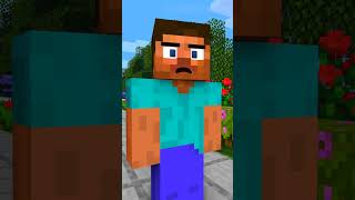 Steve becomes zombie girl - minecraft animation #shorts