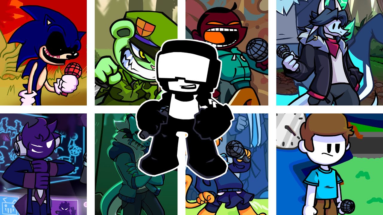 Guns But Every Turn a Different Character Sings(FNF Guns But Everyone Sing it)