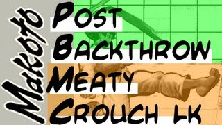 [SF4][Makoto] Post backthrow, meaty c.LK