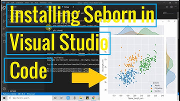 Seaborn setup in Visual Studio Code