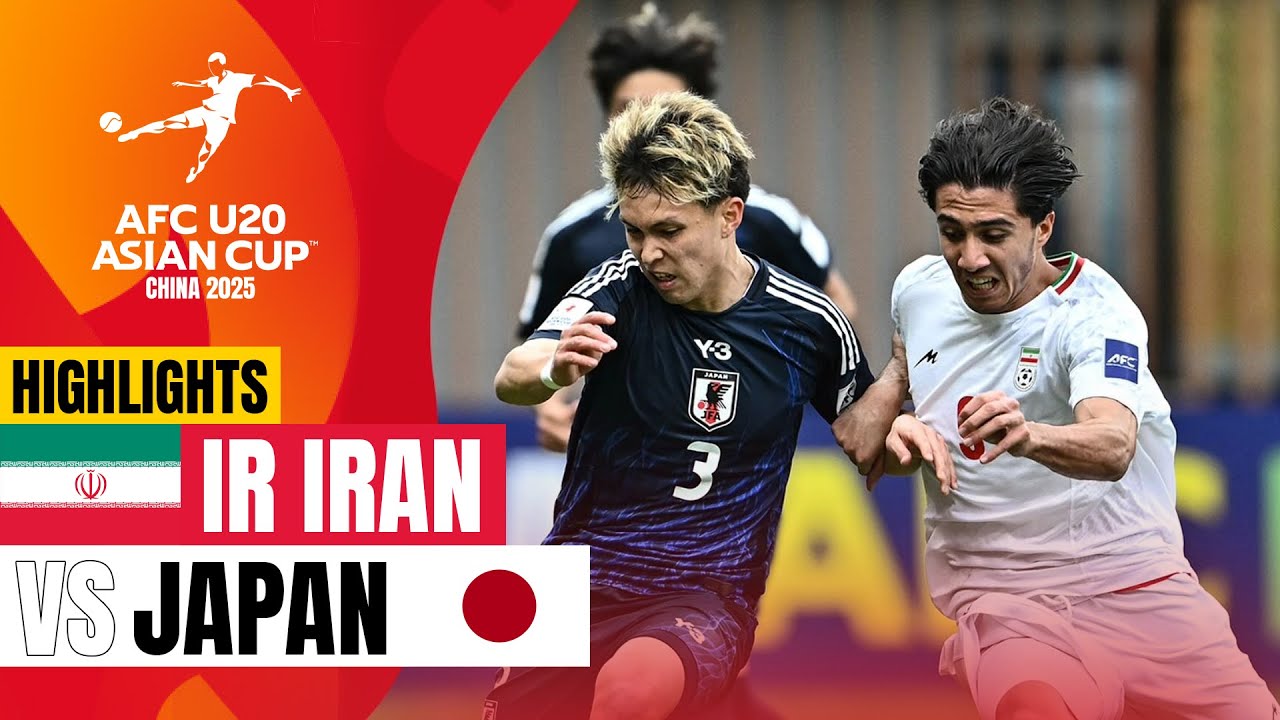 HIGHLIGHTS : IR Iran (3)1-1(4) Japan | AFC U20 Asian Cup China 2025 - Quarter-final