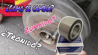 Como cambiar el balero doble trasero de un aveo 2009-2017 | EL MISH