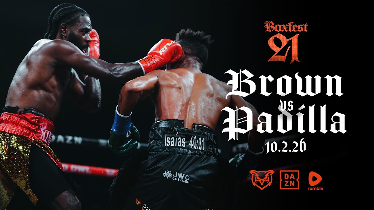 Deonte Brown vs Leonardo Padilla | BOXFEST XXI Main Event | Red Owl Boxing | DAZN