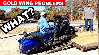 Gold Wing Problems| Oh No! | A Really Bad Day. Part 1 of 2