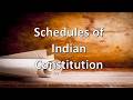 Schedules of Indian Constitution #cgl #polity #education #constitution #chsl #rrb #lawcet