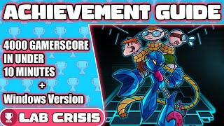 Lab Crisis - 4000 Gamerscore Achievement Guide!