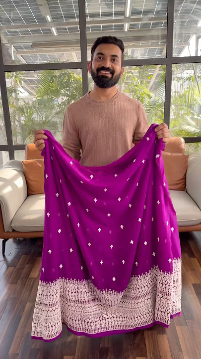 Lehenga Making Process || Purple color Embroidery work Designer Lehenga choli for Wedding #lehenga