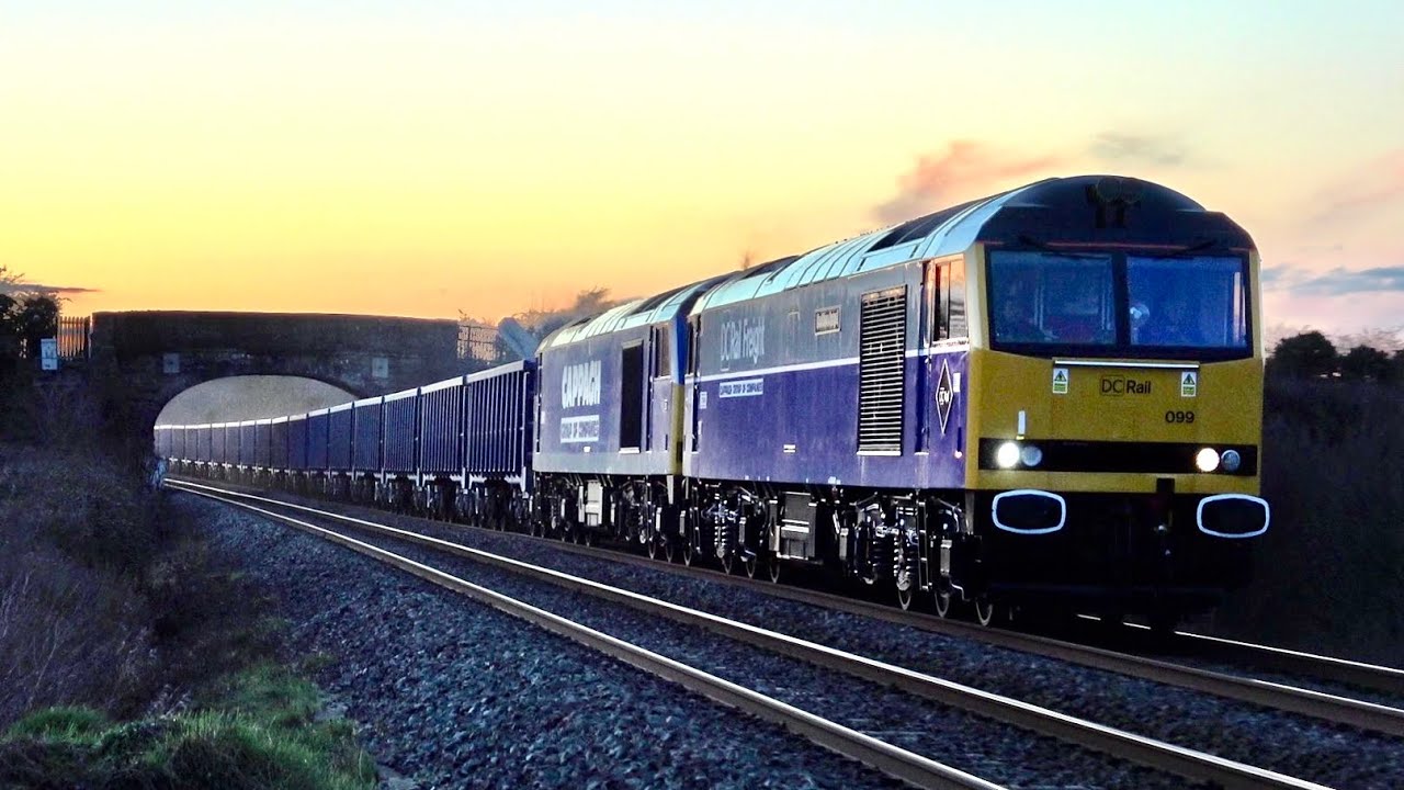 60099 'Ben More Assynt' + 60028 Loaded Test Run, 6V23 & 6M18 in Westbury - 04/02/26
