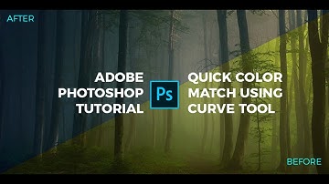 Quick photoshop color matching tutorial using curves