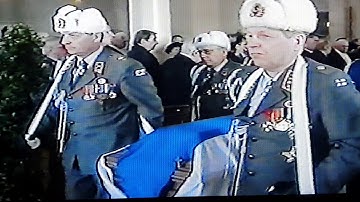 Narvan marssi - Jalkaväenkenraali Adolf Ehrnroothin hautajaiset 13.3.2004