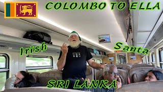 🇱🇰 Irish🇮🇪Santa🎅🏻Sings "Raglan Road by the Dubliners"🍀In The Train🚂From Colombo To Ella Sri Lanka