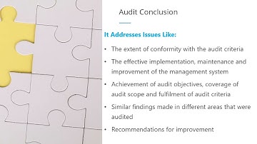 Lecture 26: Audit Conclusion