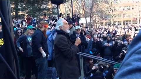 Tommy Chong speaks at 44th Hash Bash