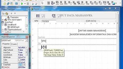 CARA MEMBUAT SISTEM INFORMASI DELPHI 7