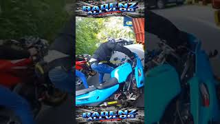 Rombongan motor 2 tak ini crash sampai masuk kolong truck #shorts