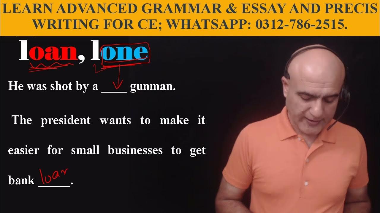 Pair of words loan vs lone and rack vs wrack YouTube