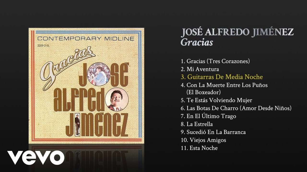 José Alfredo Jiménez - Guitarras de Medianoche (Cover Audio) - YouTube