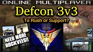 Defcon 3v3 - USA - No Rules | C&C Generals Zero Hour | No Commentary