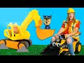 Assistant and Blippi Help Paw Patrol with Their Construction Project