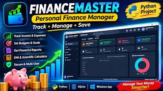 💰 **FinanceMaster – Personal Finance Manager | Python Desktop Application**