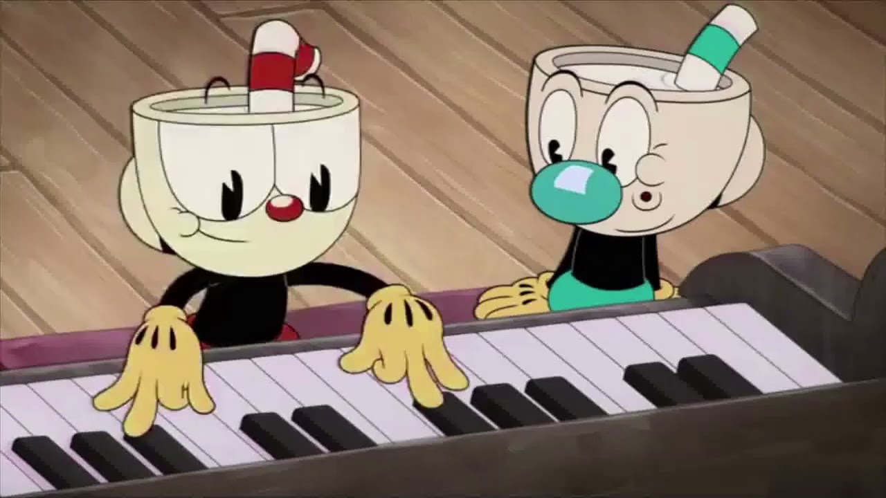 The Cuphead Show! Scene Cuphead Have A Talent Play Piano