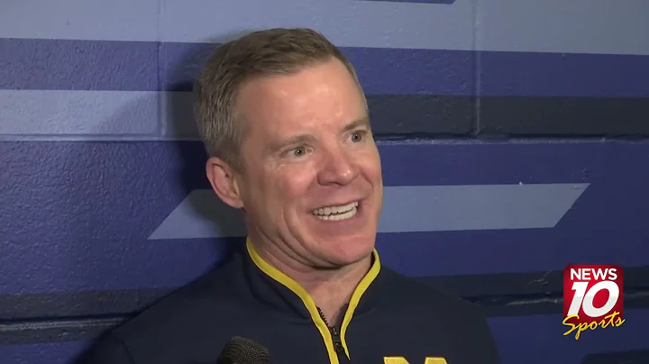 Dusty May speaks after Michigan advances to its first Big Ten Tournament finals since 2019
