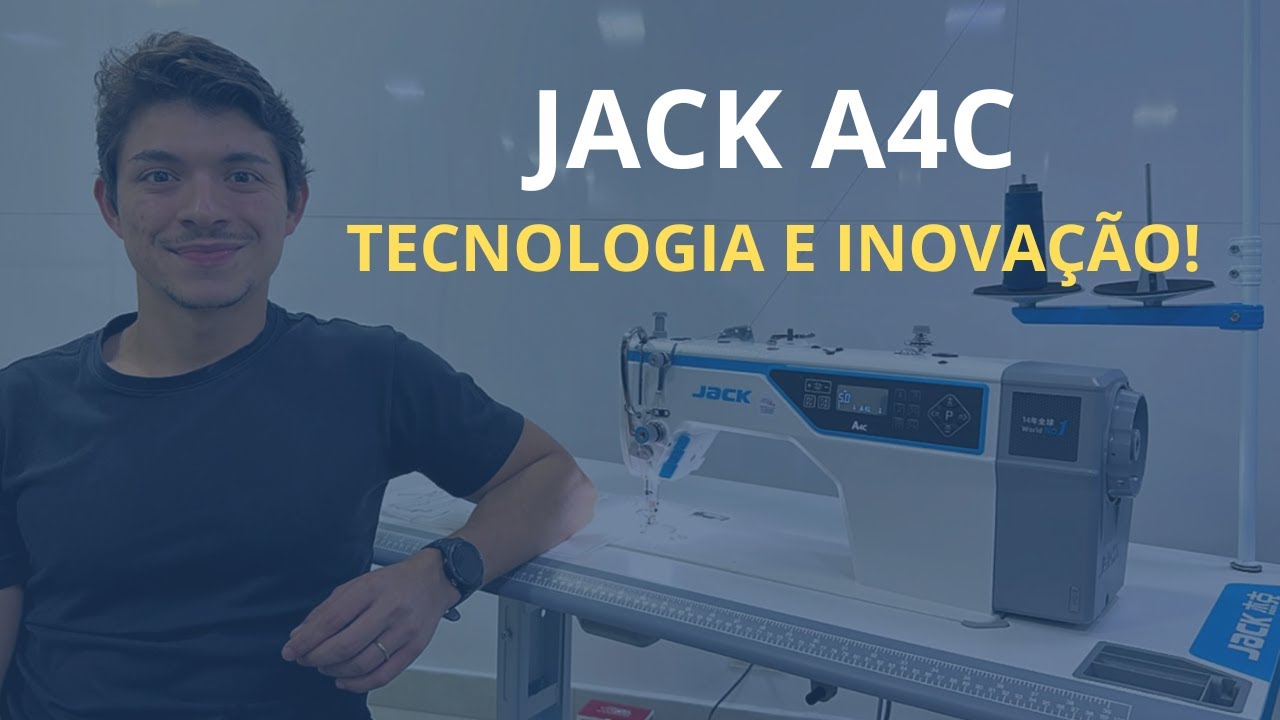 Máquina de Costura Industrial Jack A4C - Diferenciais e Todos os Detalhes 