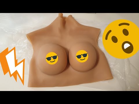 FAKE BOOBS! SILICONE BREASTPLATE FOR DRAG QUEENS ETC. REVIEW 