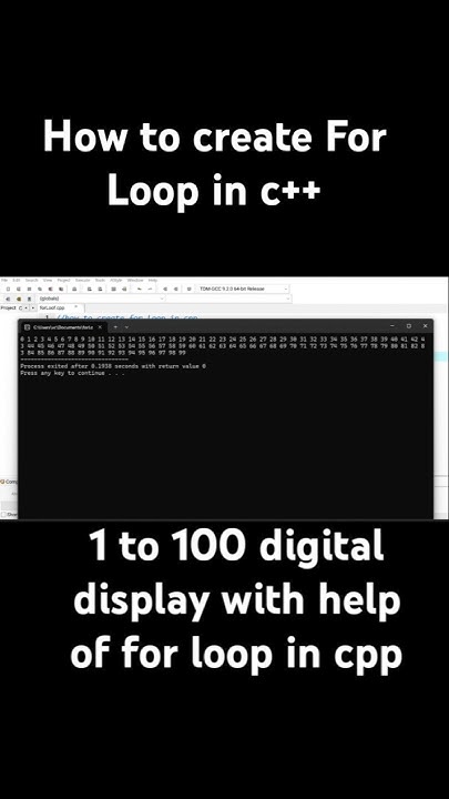 How to create For Loop in #C++#program#forloops - YouTube