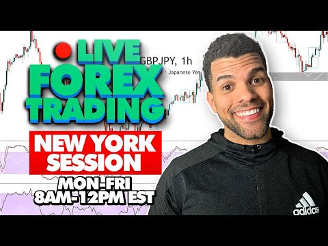 Live Forex Trading: Free NEW YORK Session Trading Education