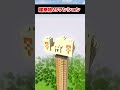 建築物vsマンション！ #すごい #shorts #minecraft