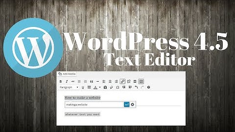 WordPress 4.5 - Inline Link and Shortcuts - Wordpress Visual Editor Tutorial