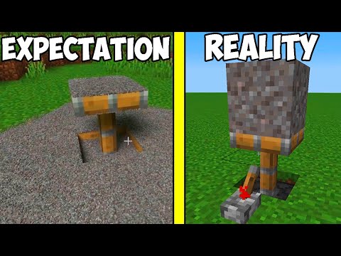 REALISTIC MINECRAFT Expectation VS Reality Stevini