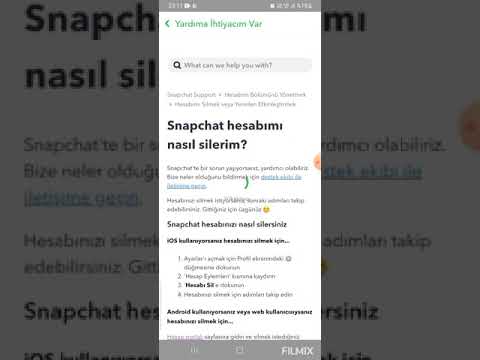 snapchat hesap silme ve dondurma 2023