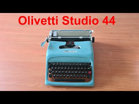 Olivetti Studio 44 (1966) - Video n°145) - YouTube