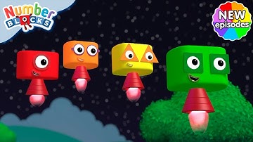 Grid Unlocked | Series 7 | Learn Times Tables | Learn to Count | Numberblocks