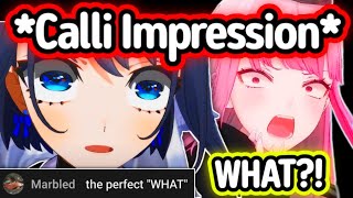 Everyones Surprised By Kronii’s Perfect Impression Of Mori Calliope