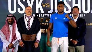 Oleksandr Usyk vs Anthony Joshua 2 face off in Saudi Arabia / Joshua Usyk 2 / Highlights hd Boxing