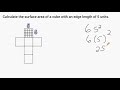 How To Find The Surface Area Of A Cube