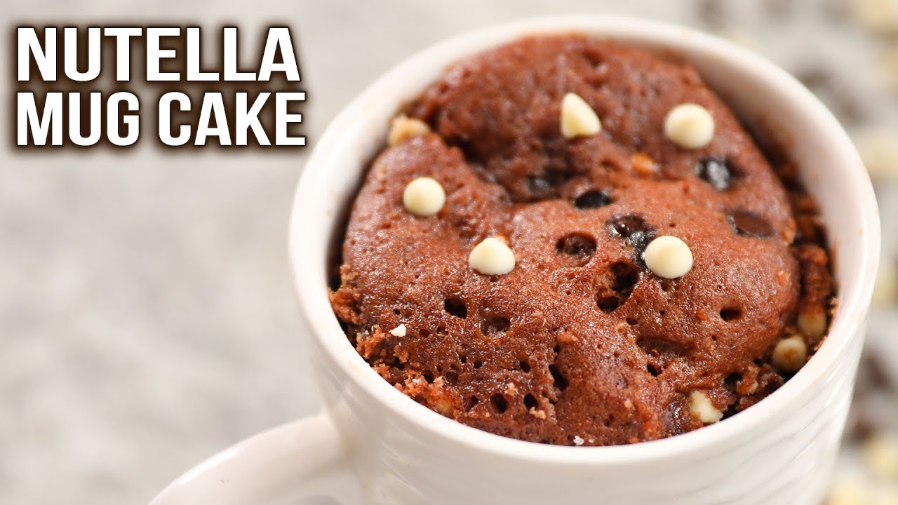 Eggless Mug Cake Using Nutella Recipe | How To Make Mug Cake | Quick Dessert Ideas | Ruchi | Rajshri Food